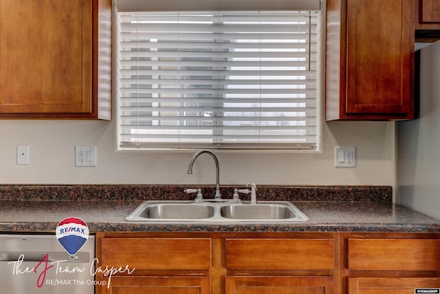 kitchen featuring sink and stainless steel dishwasher