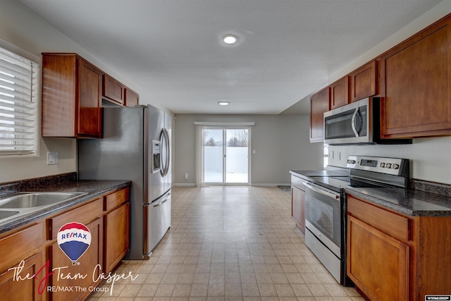 kitchen featuring sink and stainless steel appliances