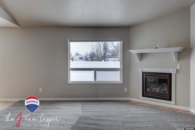 view of unfurnished living room