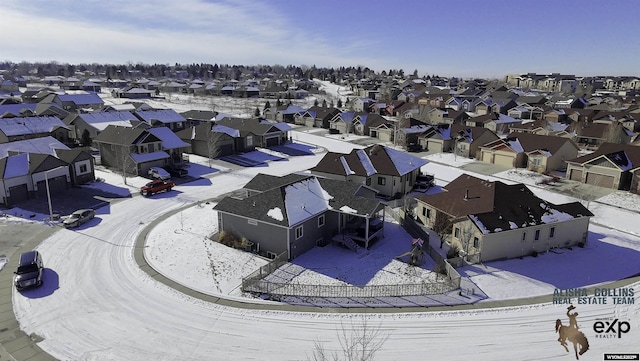 drone / aerial view featuring a residential view