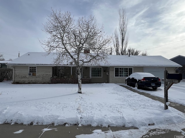 ranch-style house with an attached garage