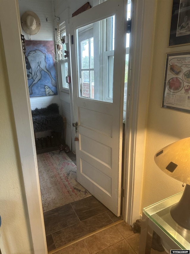 view of doorway to outside