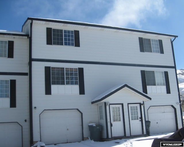 view of front of property with an attached garage