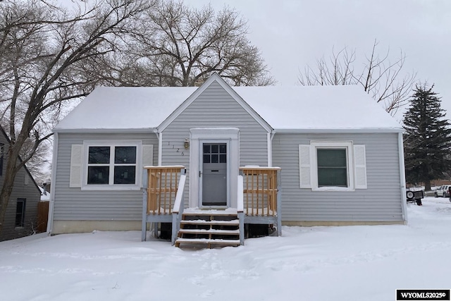 view of front of home