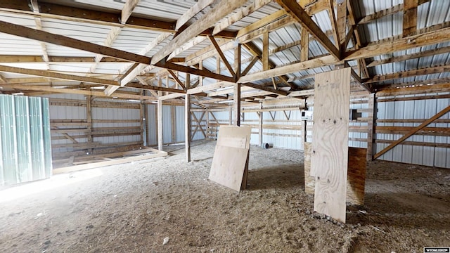 view of horse barn