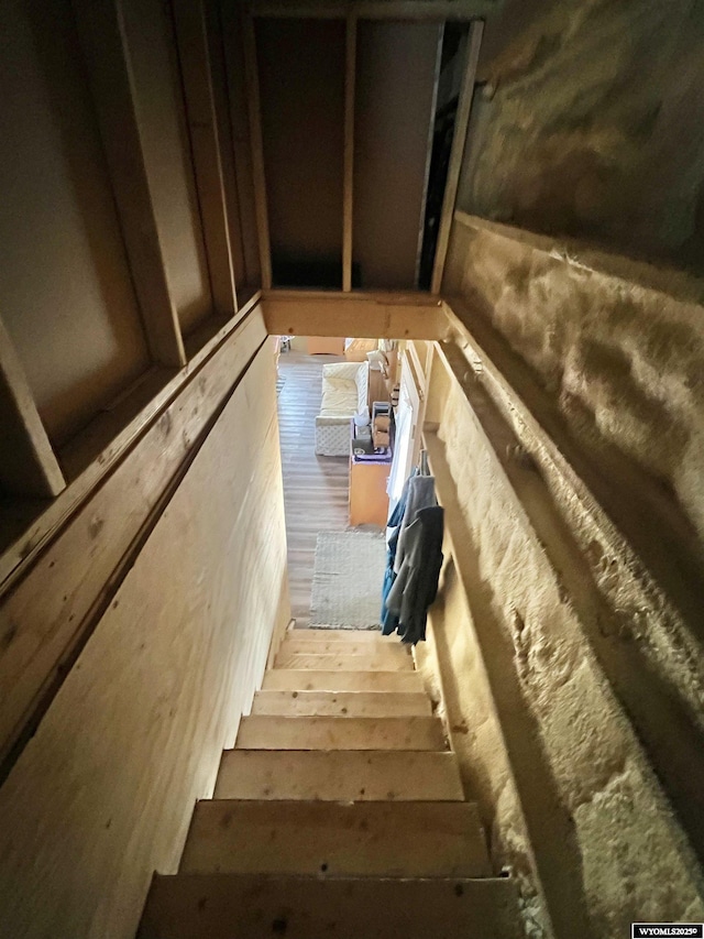 view of stairs