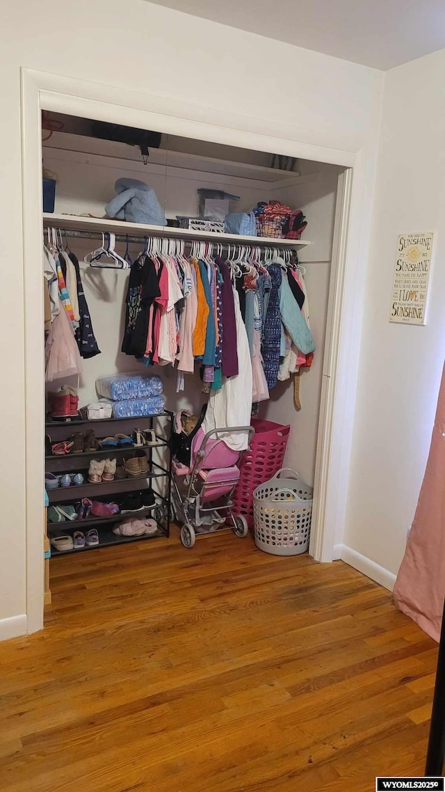 view of closet