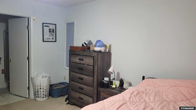 bedroom featuring carpet flooring