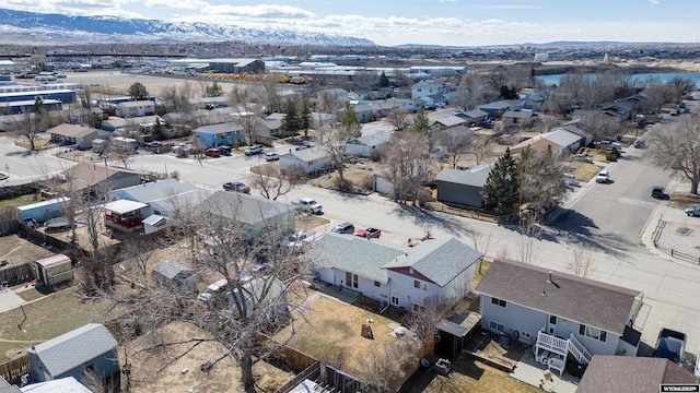 347 Copper, Evansville, WY 82636 - birds eye view of property featuring a mountain view and a residential view