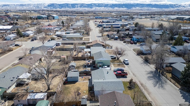 347 Copper, Evansville, WY 82636 - drone / aerial view featuring a mountain view and a residential view