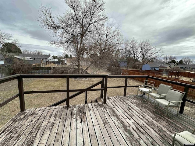 3649 Campbell Dr, Torrington, WY 82240 - wooden terrace with fence