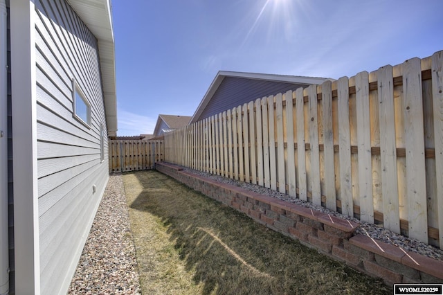 2087 Basswood St, Casper, WY 82604 - view of yard with a fenced backyard