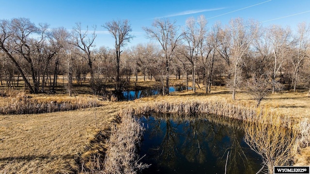 94 Upper Clear Creek Rd, Buffalo, WY 82834 - view of yard with a water view