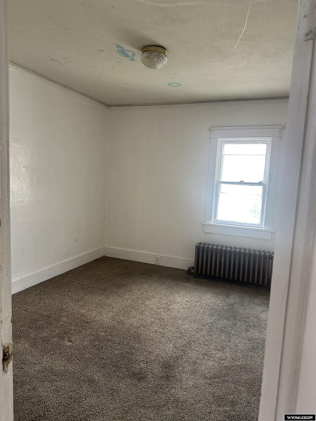 214 M St, Rock Springs, WY 82901 - carpeted spare room with baseboards and radiator