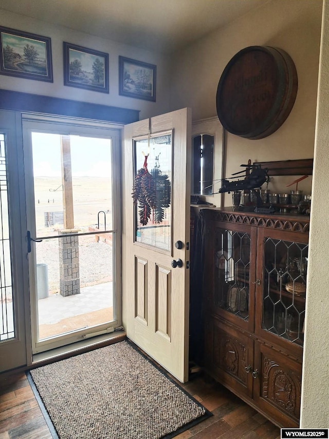 37 Winchester Rd, Guernsey, WY 82214 - entrance foyer with wood finished floors