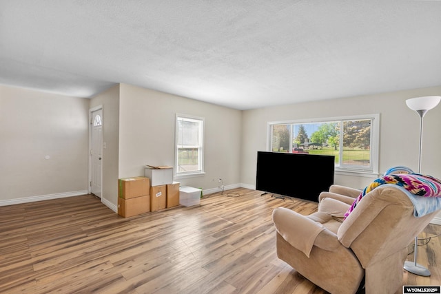432 15th St, Evanston, WY 82930 - living area featuring light wood finished floors and baseboards