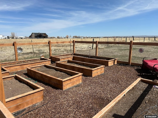 2720 State Highway 414 N, Lyman, WY 82937 - view of yard featuring a rural view, fence, and a garden