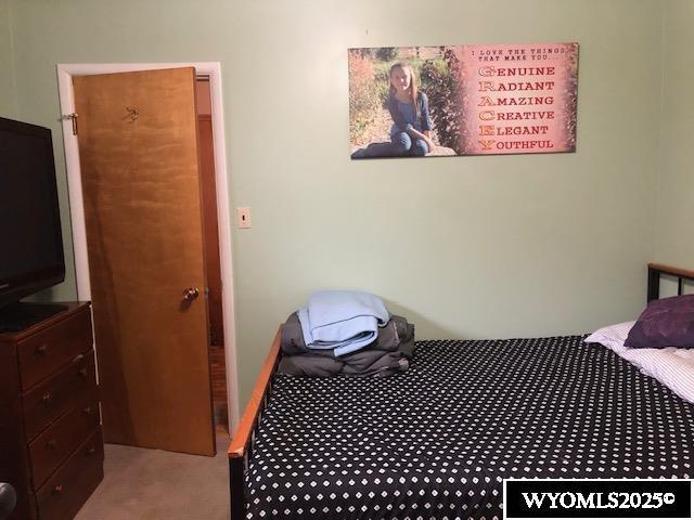816 Center St, Rock Springs, WY 82901 - view of carpeted bedroom