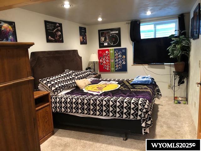 816 Center St, Rock Springs, WY 82901 - view of carpeted bedroom