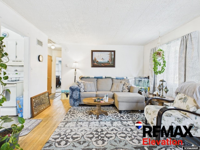 707 S 6th St, Basin, WY 82410 - living area with visible vents and wood finished floors