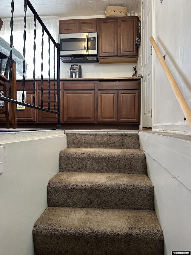 view of stairway