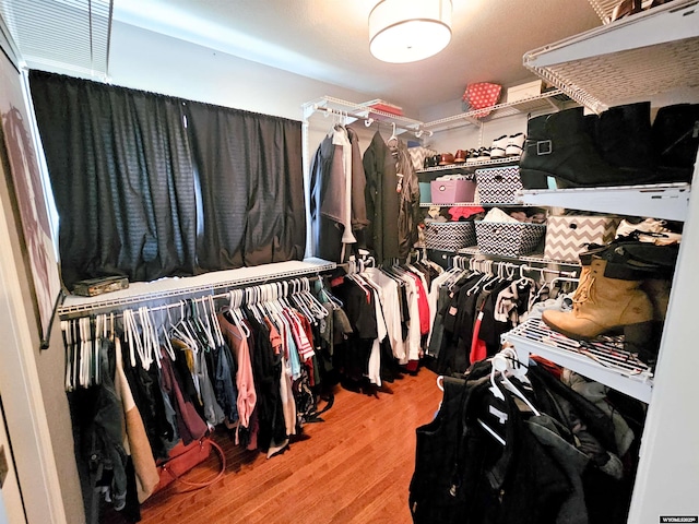 3617 Bighorn St, Torrington, WY 82240 - spacious closet featuring wood finished floors