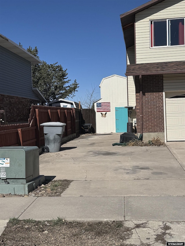 325 Hathaway Ave, Evanston, WY 82930 - exterior space featuring driveway and fence