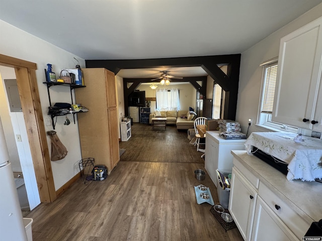 117 W Madison, Riverton, WY 82501 - interior space featuring dark wood-style flooring