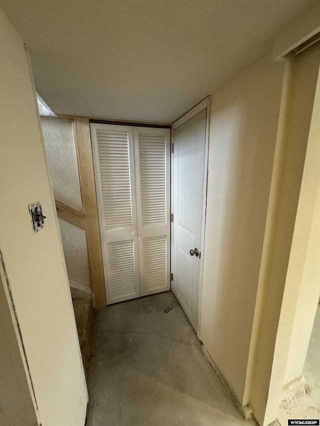 117 W Madison, Riverton, WY 82501 - corridor with unfinished concrete floors