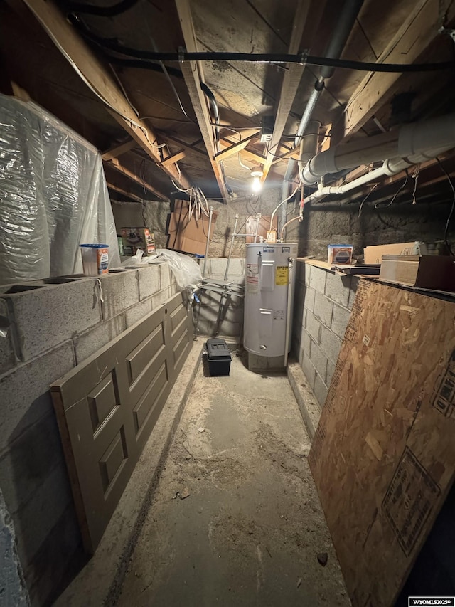 117 W Madison, Riverton, WY 82501 - unfinished basement with water heater