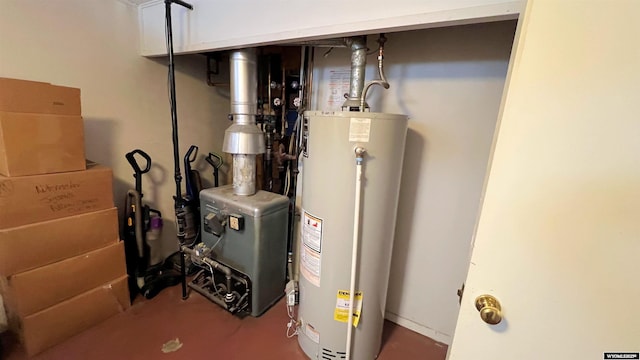 utilities with gas water heater