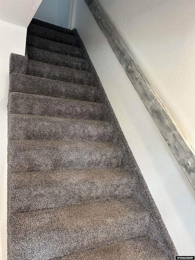 view of stairway