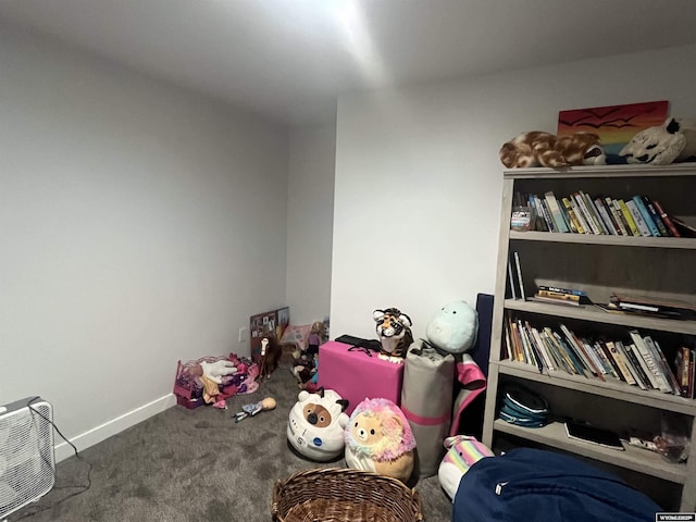 640 Lynn Ct, Green River, WY 82935 - game room featuring baseboards and carpet