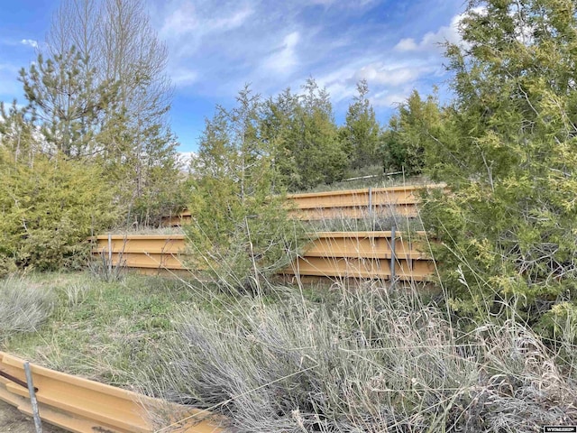 exterior space with fence