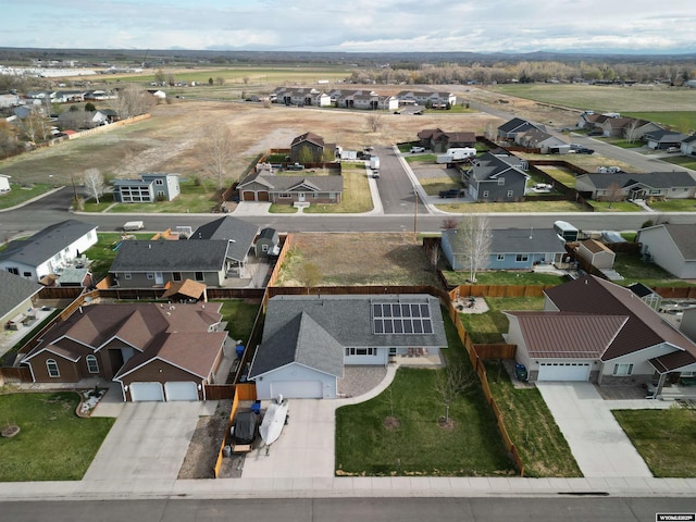 1412 E Forest Dr, Riverton, WY 82501 - birds eye view of property featuring a residential view
