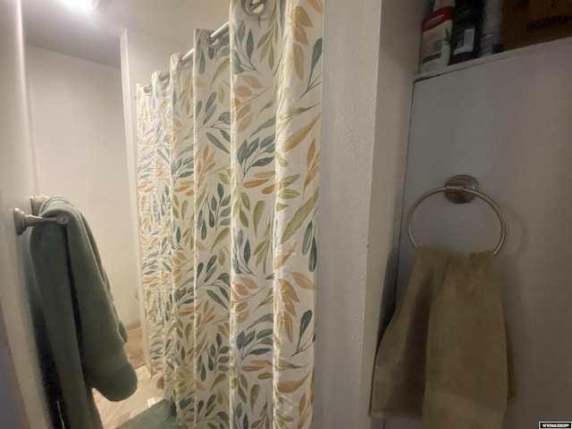 1011 E Lincoln Ave, Riverton, WY 82501 - bathroom with a shower with shower curtain