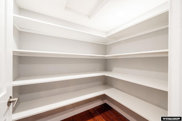 view of pantry
