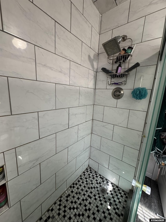 716 B St, Rock Springs, WY 82901 - full bathroom featuring a tile shower