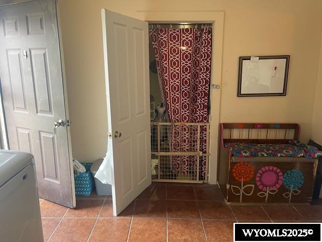 interior space featuring tile patterned floors