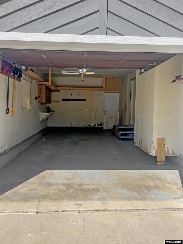 336 Emerson Ave, Evanston, WY 82930 - view of garage