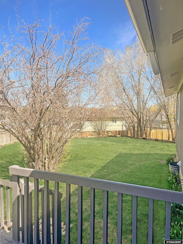 336 Emerson Ave, Evanston, WY 82930 - view of yard featuring fence
