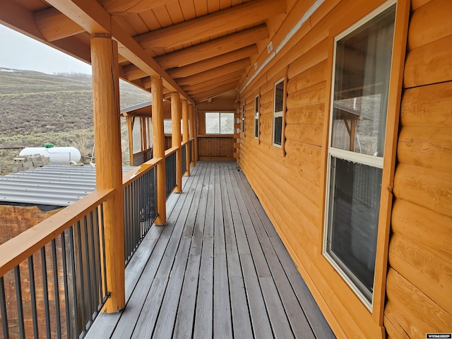 view of deck