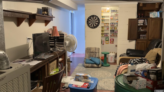 view of office
