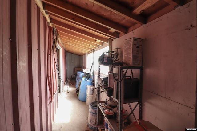 view of storage room