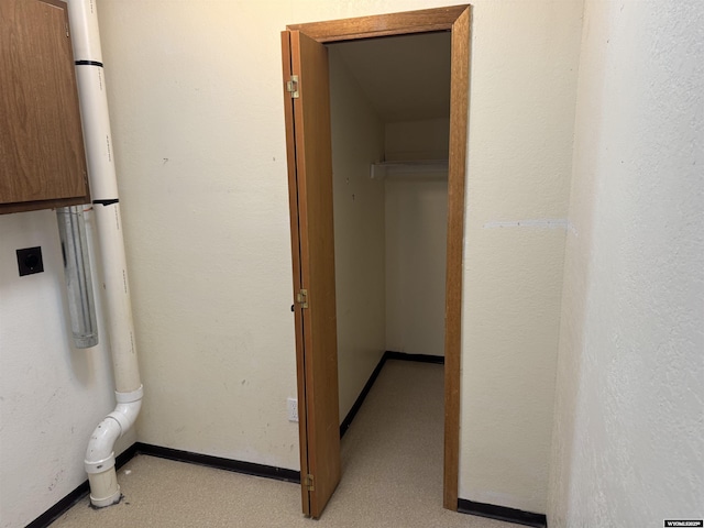 124 Railroad St, Lingle, WY 82223 - corridor with baseboards
