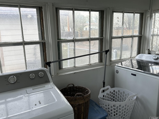 358 E 5th Ave, Torrington, WY 82240 - washroom featuring separate washer and dryer