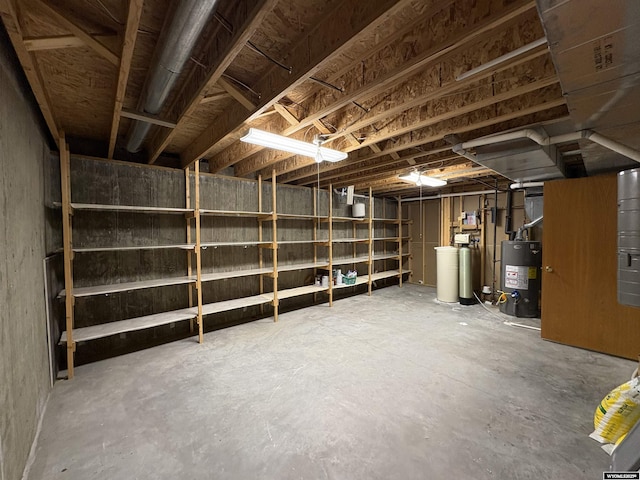 2327 Crestview Dr, Torrington, WY 82240 - unfinished below grade area featuring water heater