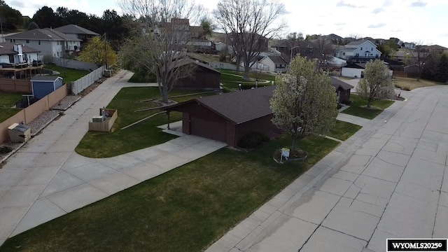 2327 Crestview Dr, Torrington, WY 82240 - bird's eye view with a residential view