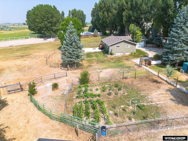 94 Grandview Ln, Riverton, WY 82501 - drone / aerial view featuring a rural view