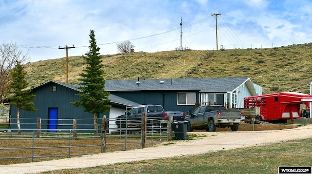 5421 S Okeepa, Casper, WY 82604 - ranch-style house with roof with shingles and fence